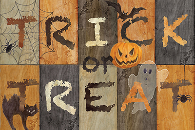 Halloween Trick or Treat Rectangle<br/>Cynthia Coulter