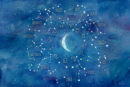 Star Sign with Moon Landscape<br/>Cynthia Coulter