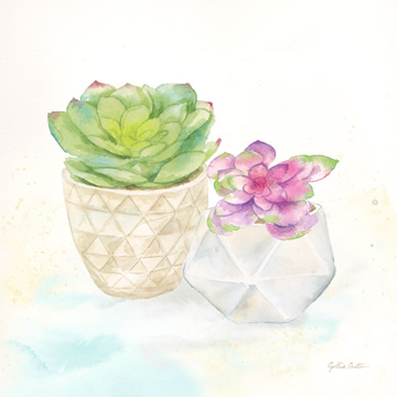 Sweet Succulent Pots III<br/>Cynthia Coulter