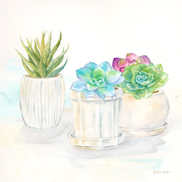 Sweet Succulent Pots IV<br/>Cynthia Coulter