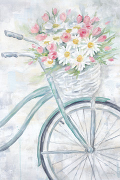 Bike with Flower Basket<br/>Cynthia Coulter