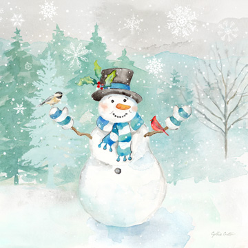 Let it Snow Blue Snowman I <br/> Cynthia Coulter