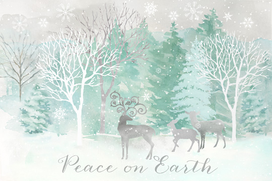 Peace on Earth Silver landscape<br/>Cynthia Coulter