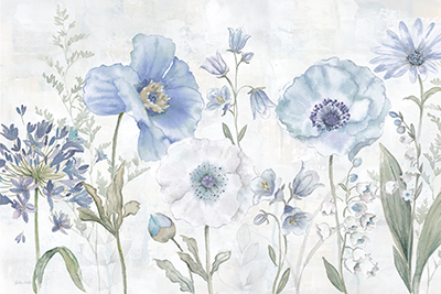 Country Botanical landscape Blue<br/>Cynthia Coulter