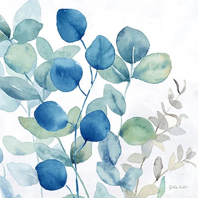 Eucalyptus Leaves Navy I<br/>Cynthia Coulter
