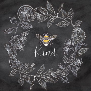 Bee Sentiment Wreath black II-Kind<br/>Cynthia Coulter