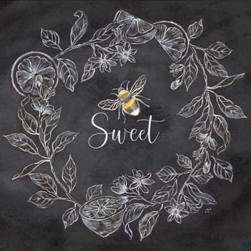 Bee Sentiment Wreath black IV-Sweet<br/>Cynthia Coulter