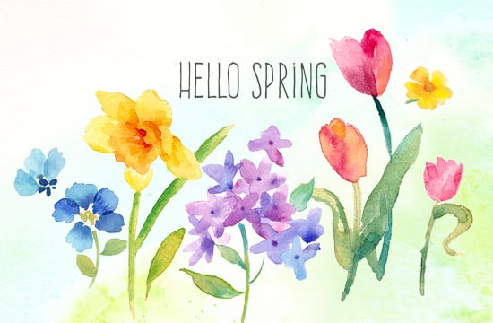 Hello Spring landscape<br/>Cynthia Coulter