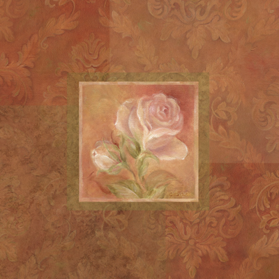 Rose Damask I <br/> Cynthia Coulter