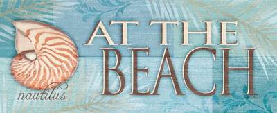 Beach Treasure Sign I <br/> Jen Killeen