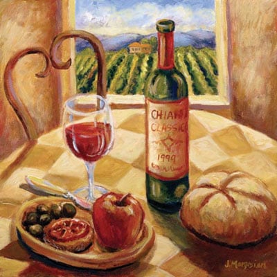Tuscan Luncheon II <br/> Joanne Morris Margosian