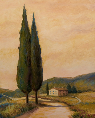 Afternoon in Tuscany I <br/> Joanne Morris Margosian