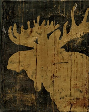 Rustic Lodge Animals Moose<br/>Marie-Elaine Cusson