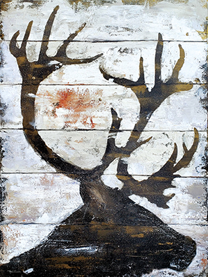Wild Caribou portrait <br/> Marie Elaine Cusson