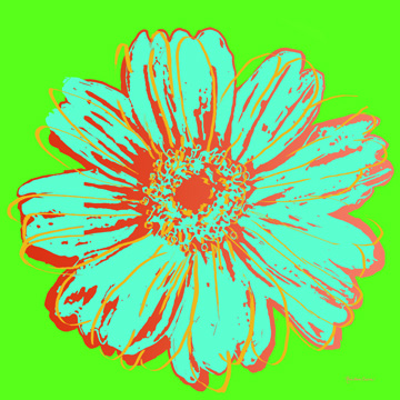 Flower Pop Art II <br/> Marie Elaine Cusson