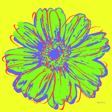 Flower Pop Art V <br/> Marie Elaine Cusson