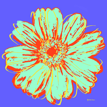 Flower Pop Art VI <br/> Marie Elaine Cusson