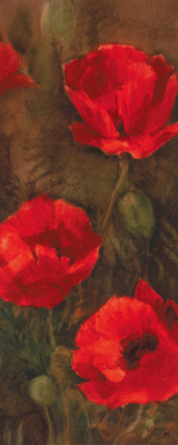  Red Poppies Right  <br/> Mary Nunn