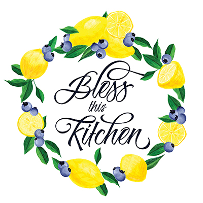Lemon Blueberry Kitchen sign I <br/> Noonday Design