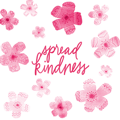 Cascading Blossoms Kindness Peace I<br/>Noonday Design