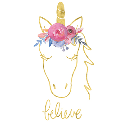 Golden Unicorn II Believe<br/>Noonday Design