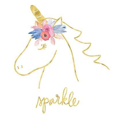 Golden Unicorn III Sparkle<br/>Noonday Design