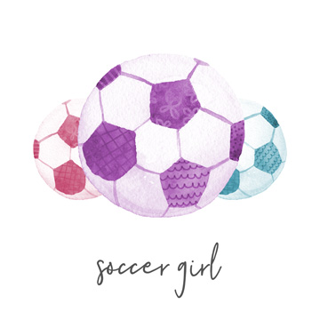 Sports Girl Soccer <br/> Noonday Design