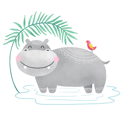 Playful Pals- Hippo <br/> Noonday Designs