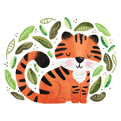  Safari Cuties Tiger<br/>Noonday Design