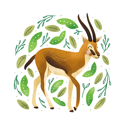 Safari Cuties Gazelle<br/>Noonday Designs