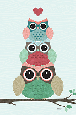 Stacked Owls<br/>Noonday Design