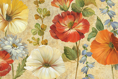 Flower Tapestry Landscape <br/> Pamela Gladding