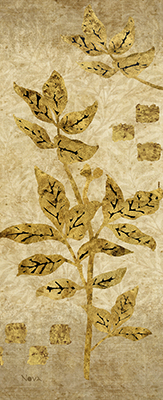 Gold Leaf Branches Panel II <br/> Studio Nova