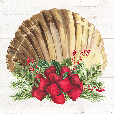 Christmas by the Sea Scallop square <br/> Tara Reed