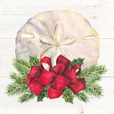 Christmas by the Sea Sanddollar square <br/> Tara Reed
