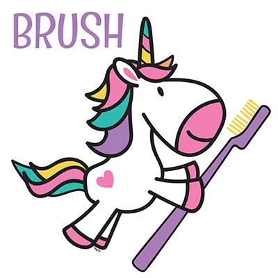 Happy Unicorn Brush<br/>Tara Reed