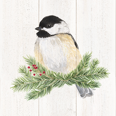 Peaceful Christmas Chickadee III <br/> Tara Reed