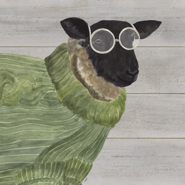 Intellectual Animals IV Sheep and Sweater<br/>Tara Reed
