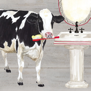 Bath time for Cows Sink<br/>Tara Reed