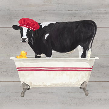 Bath time for Cows Tub<br/>Tara Reed