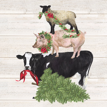 Christmas on the Farm VI-Trio Facing left<br/>Tara Reed
