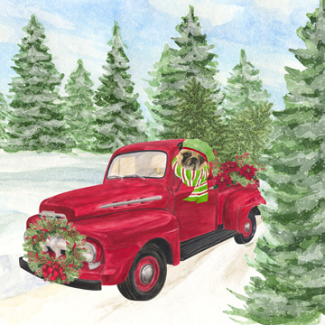 Dog Days of Christmas IV-Truck<br/>Tara Reed