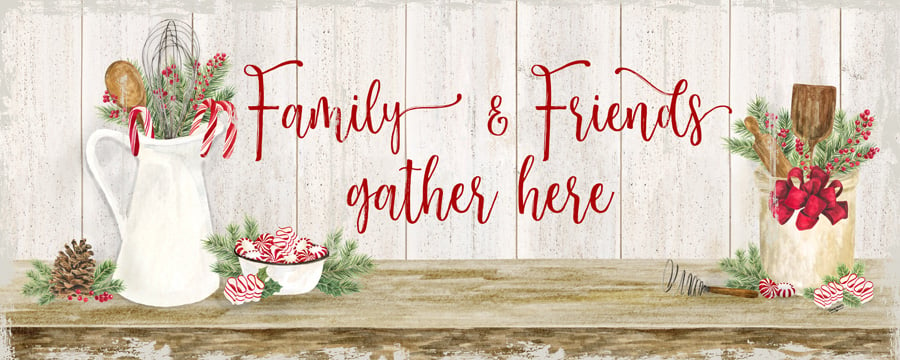Christmas Kitchen panel III-Family and Friends<br/>Tara Reed