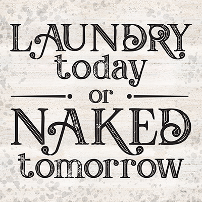 Laundry Room Humor V-Naked Tomorrow<br/>Tara Reed