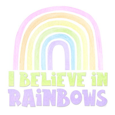 Pastel Rainbows I-Believe<br/>Tara Reed