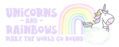 Pastel Rainbows panel II-Unicorns<br/>Tara Reed