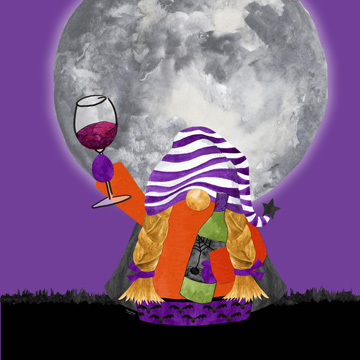 Gnomes of Halloween VI-Wine<br/>Tara Reed