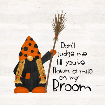 Gnomes of Halloween Sentiment V-Broom<br/>Tara Reed