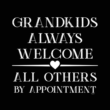 Grandparent Life black V-Always Welcome<br/>Tara Reed