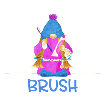 Bathroom Gnomes I-Brush Girl<br/>Tara Reed